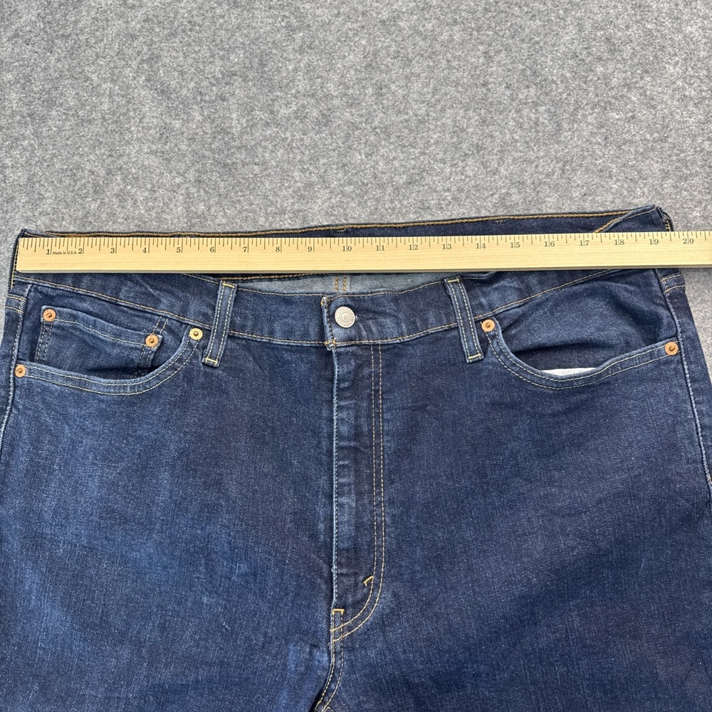 Levi's 541 Athletic Taper Fit Jeans Dark‎ Blue Wash Denim Men's Size 40 x 30 - Picture 10 of 15
